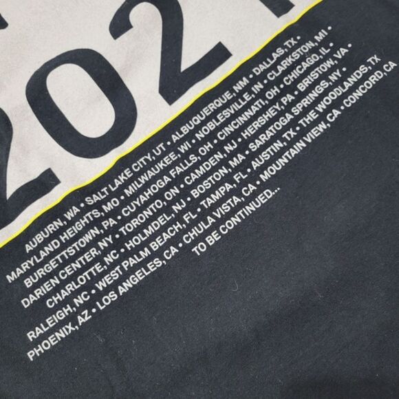 New Maroon 5 Shirt Size Large Gildan M5 2021 Tour T-Shirt Graphic Print T-Shirt - Picture 7 of 8